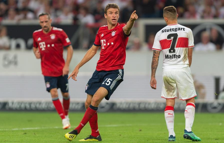 Bayern gana 3-0 en Stuttgart y se pone líder en Bundesliga