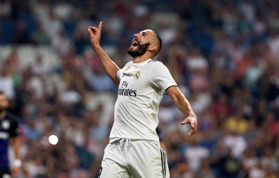 Real Madrid golea 4-1 al Leganés con doblete de Benzema