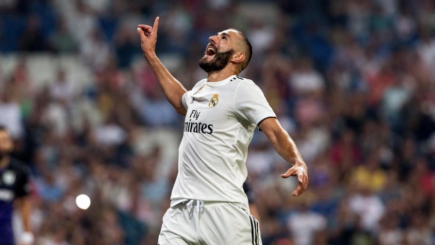 Real Madrid golea 4-1 al Leganés con doblete de Benzema