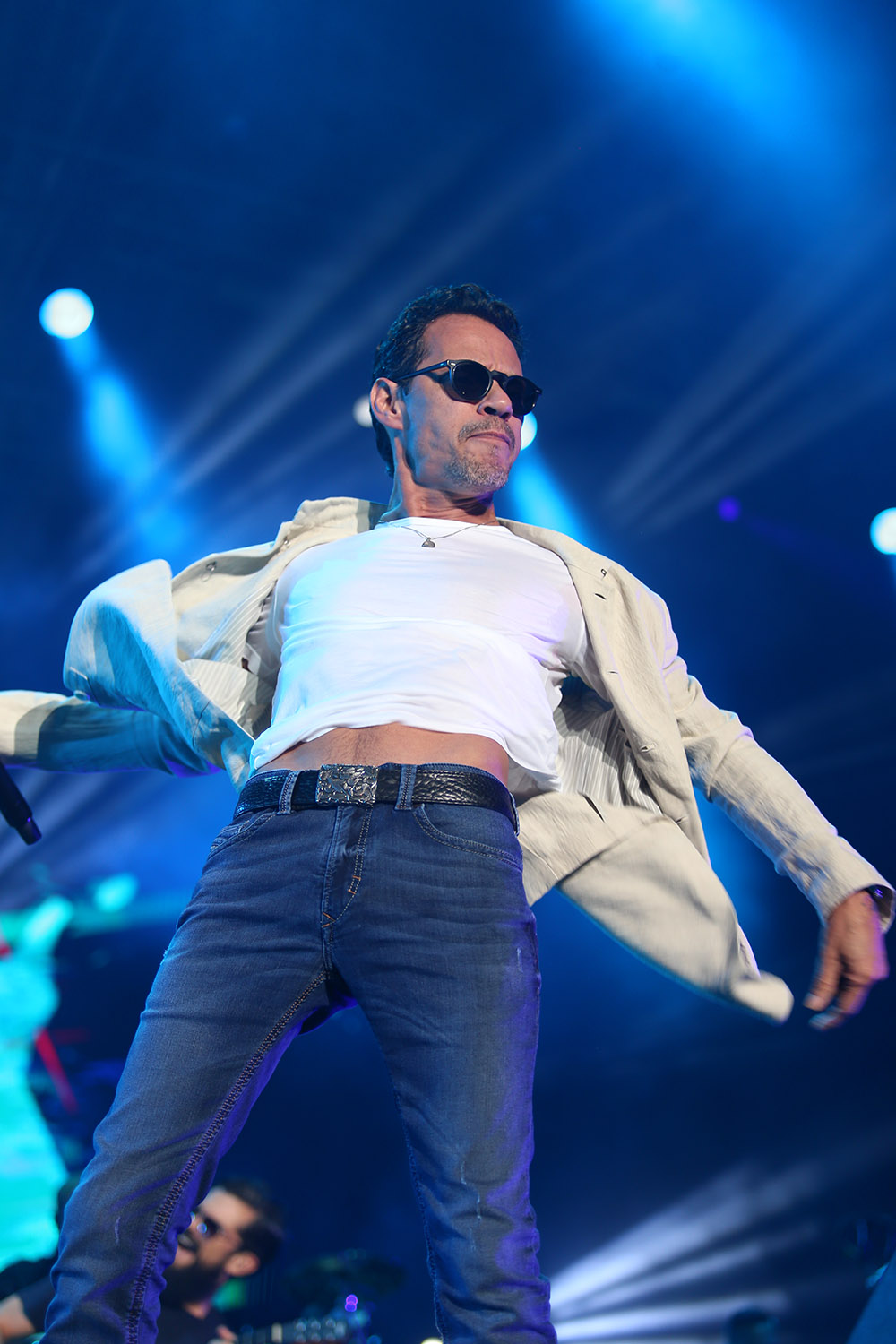 La pasión con la que canta Marc estuvo presente en cada canción. 