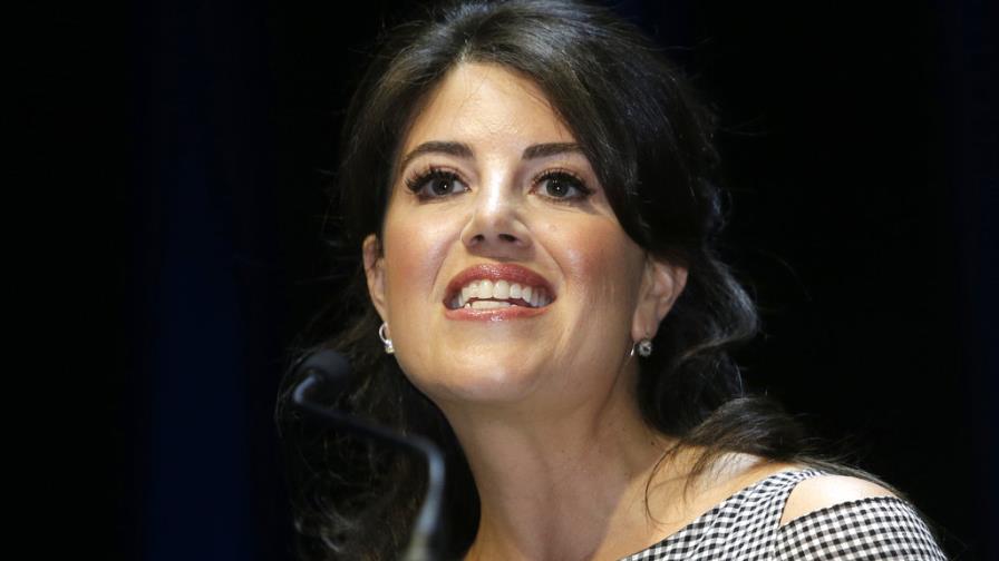 Lewinsky abandona acto en Israel tras pregunta sobre Clinton Lewinsky abandona acto en Israel tras pregunta sobre Clinton