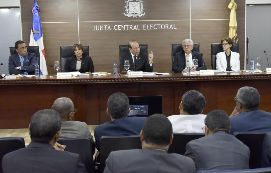 Junta Central convoca a partidos para trabajar en aplicación de Ley de Partidos
