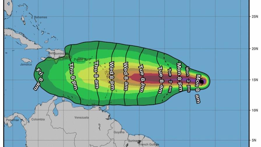 Isaac se fortalece a huracán y se colocaría el viernes al sur de República Dominicana Isaac se fortalece a huracán y se colocaría el viernes al sur de República Dominicana