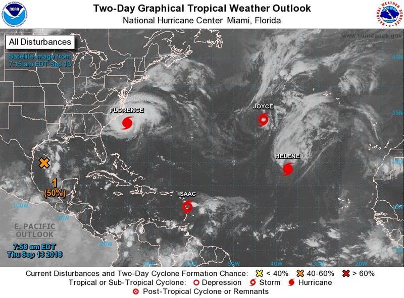 La tormenta Isaac no provoca daños destacables en las Antillas Menores