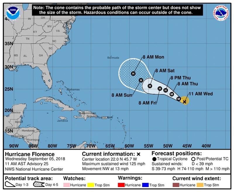 Siga en tiempo real la tormenta tropical Isaac