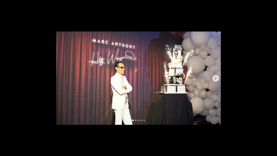 Marc Anthony celebra en grande sus 50 años