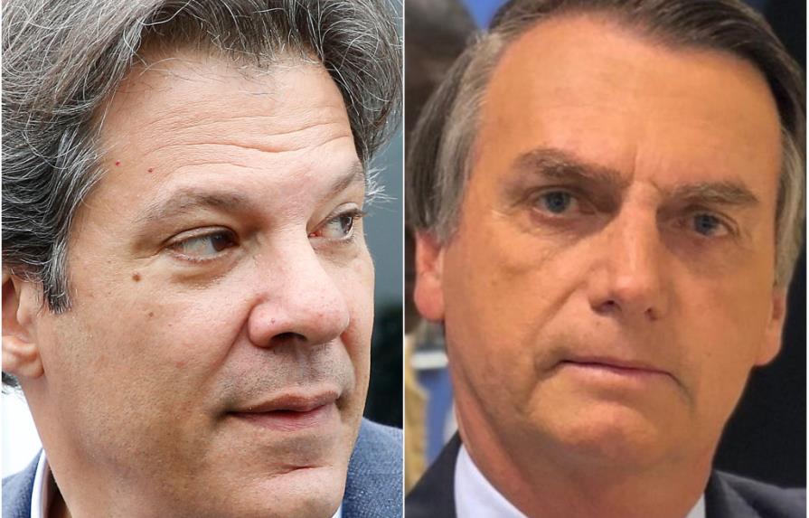Bolsonaro y Haddad empatarían en una segunda vuelta en presidenciales de Brasil