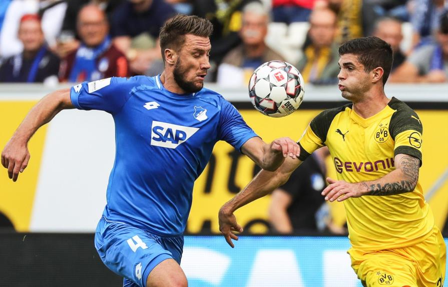 Gol de Pulisic salva a Dortmund ante Hoffenheim
