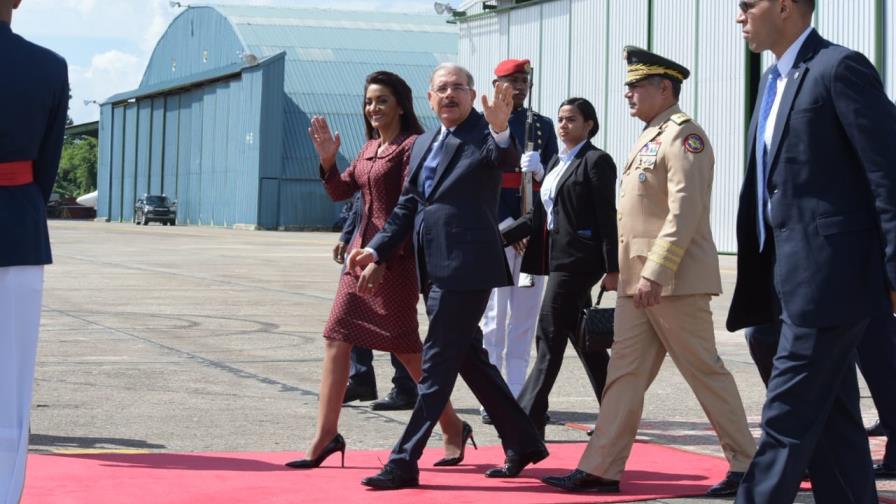 El presidente Medina partió a Nueva York para asistir a la asamblea de la ONU