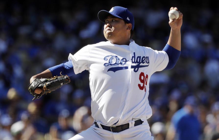 Ryu aporta tres indiscutibles en paliza de los Dodgers a los Padres