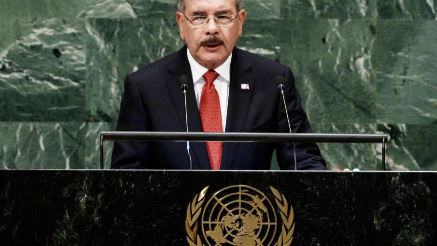 Danilo pide unión de naciones contra el narcotráfico y el cambio climático