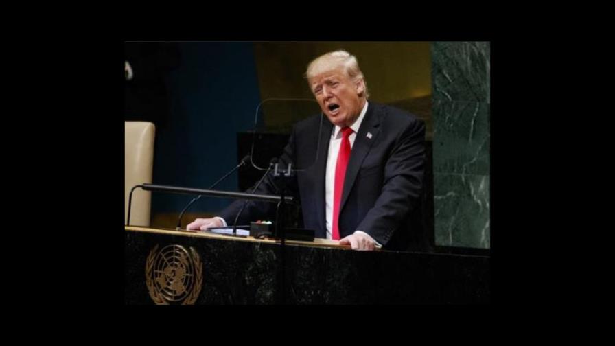 Trump causa risa en la ONU al hablar de logros de EEUU