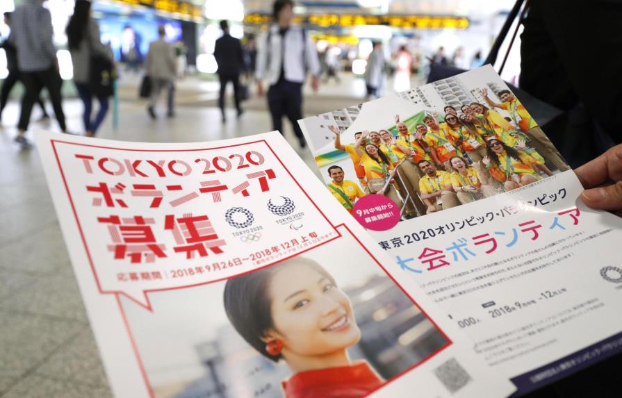 Tokio 2020 busca 80.000 voluntarios que trabajen gratis