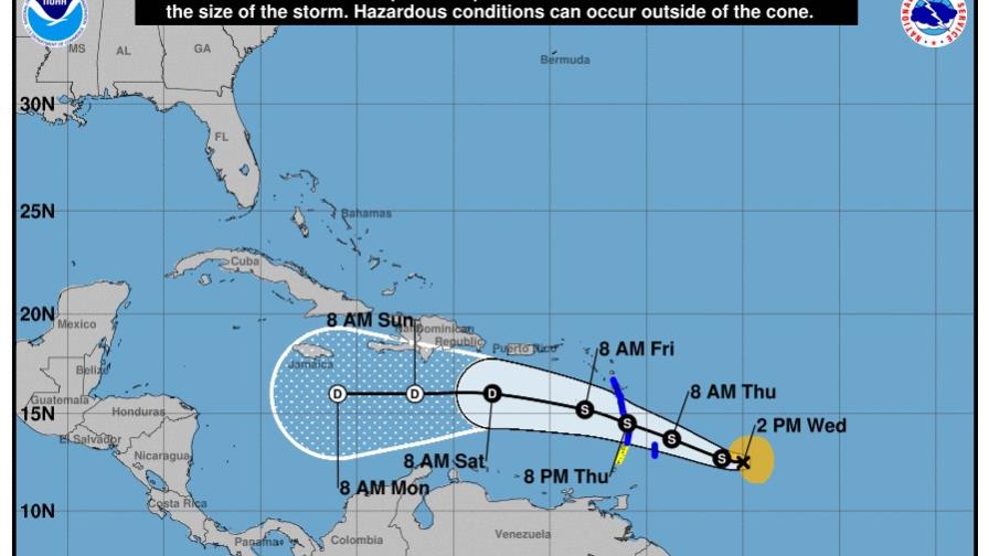 Kirk se fortalece, pero se prevé que afecte a República Dominicana como una depresión Kirk se fortalece, pero se prevé que afecte a República Dominicana como una depresión