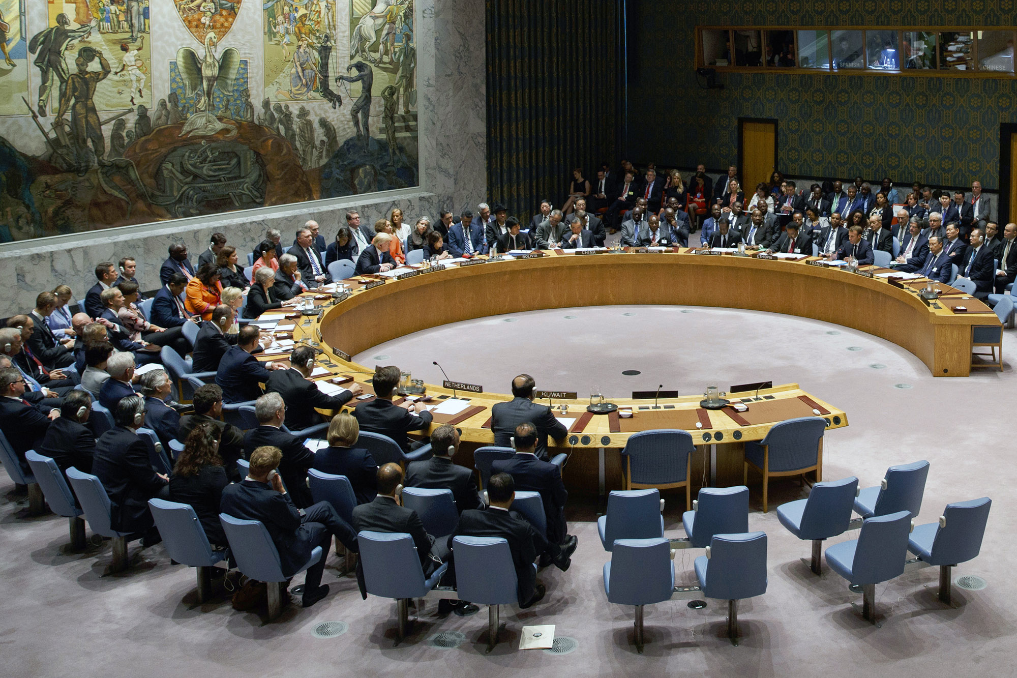 Trump preside Consejo de Seguridad ONU y RD estaba ahí