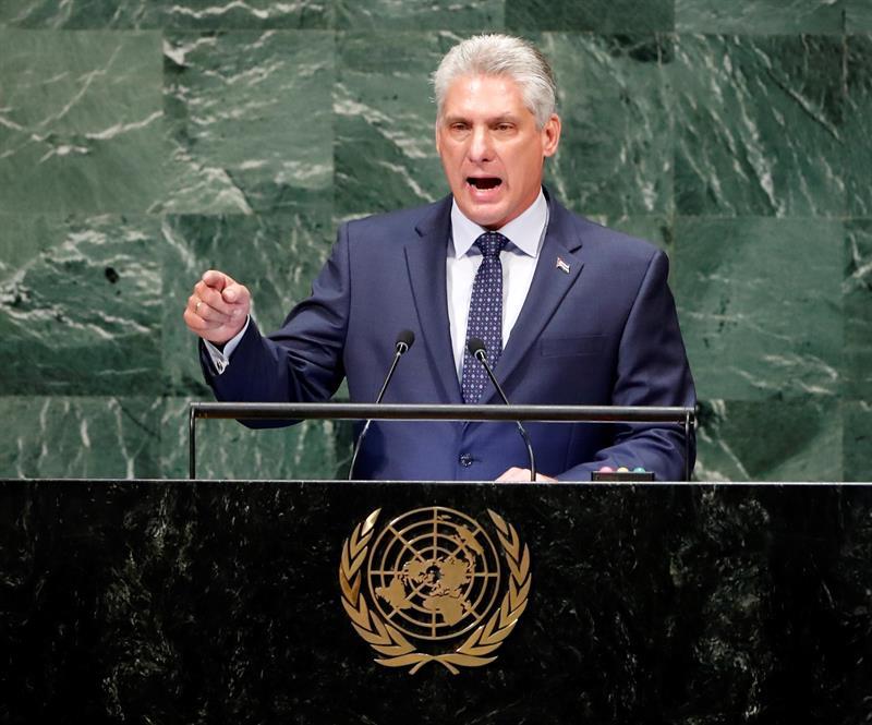 Díaz-Canel reivindica a Castro ante la ONU y Latinoamérica rechaza el bloqueo