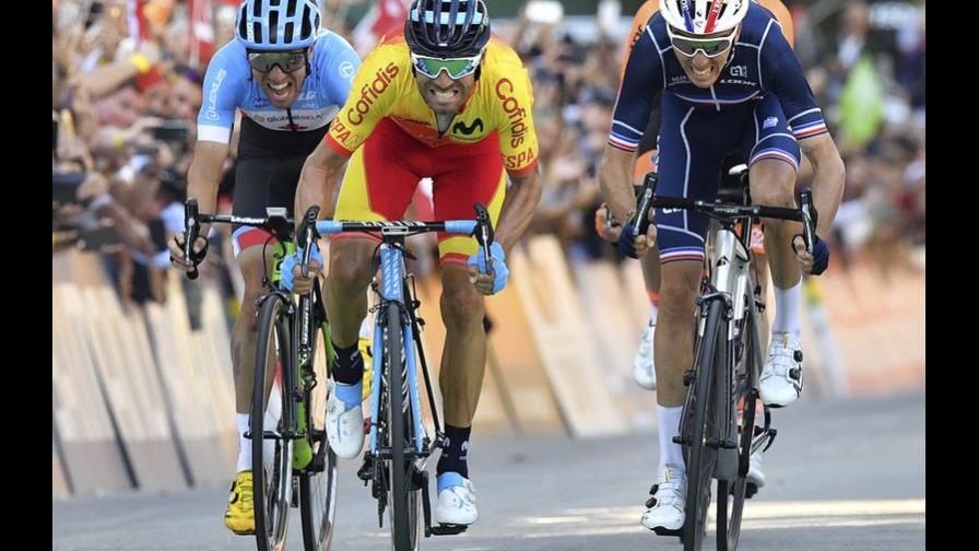 Alejandro Valverde se lleva por primera vez el Mundial de ruta