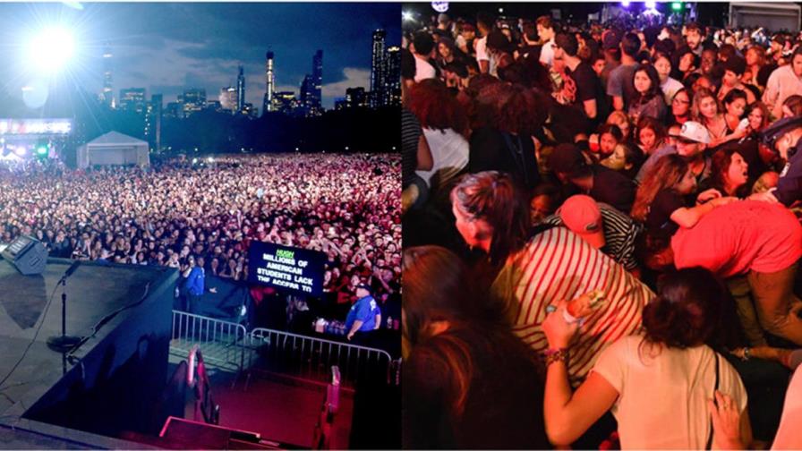 Estampida por falsa alarma en concierto donde actuaba Cardi B dejó docenas de lesionados Estampida por falsa alarma en concierto donde actuaba Cardi B dejó docenas de lesionados