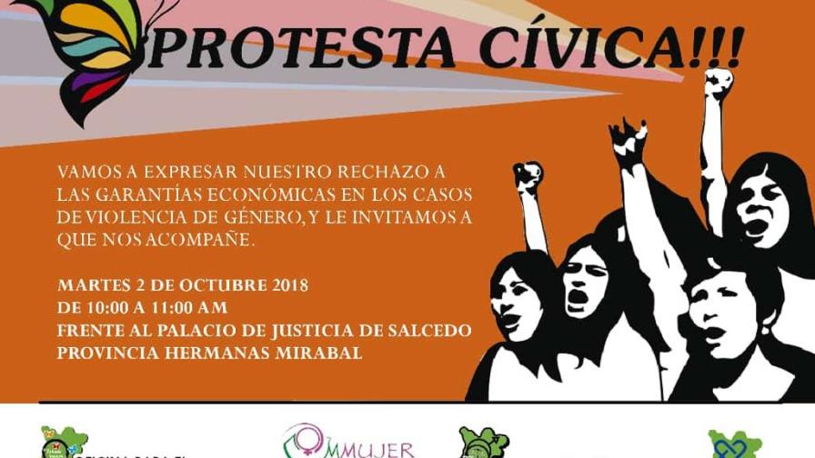 Organizaciones harán protesta cívica en Hermanas Mirabal 
