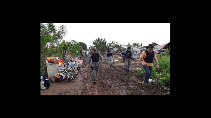 Al menos 300 familias fueron desalojadas en el municipio de Bayaguana