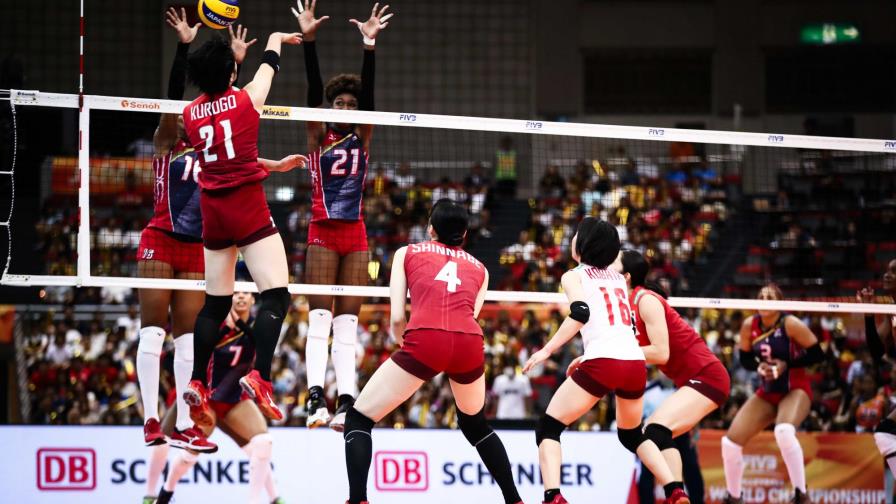 Japón logra triunfo ante República Dominicana en Campeonato Mundial de Voleibol