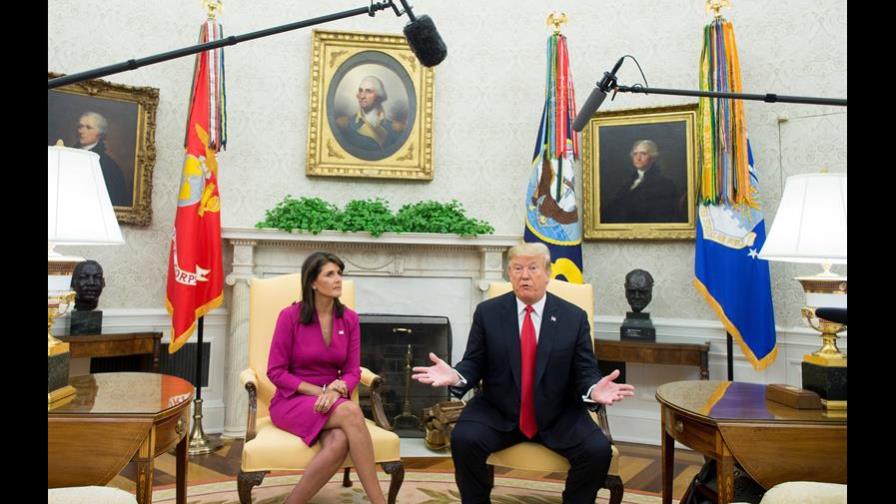 La embajadora de EEUU en la ONU renuncia y deja un vacío en el equipo de Trump