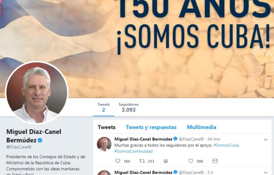 El presidente de Cuba se estrena en Twitter