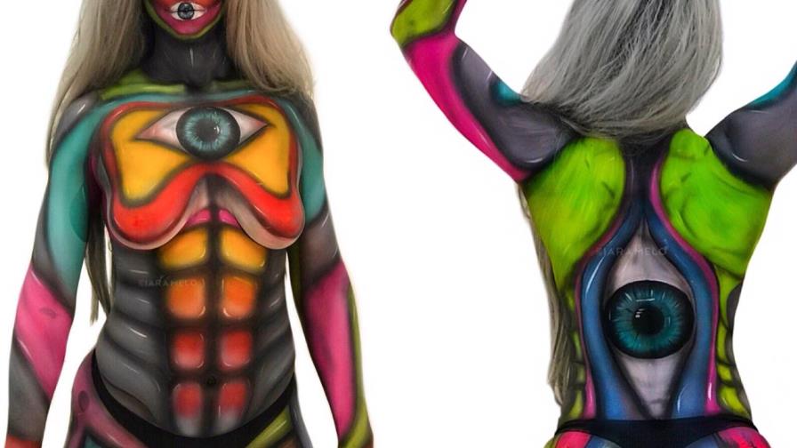 Artista dominicana usa el cuerpo para crear y plasmar sentimientos