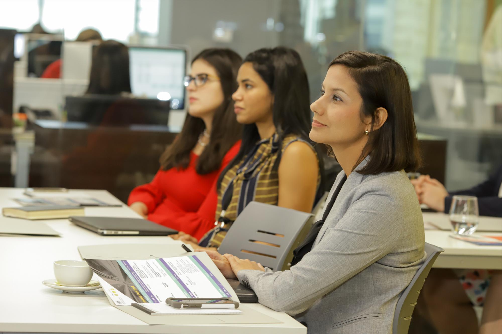 Algunos de los participantes en la actividad.