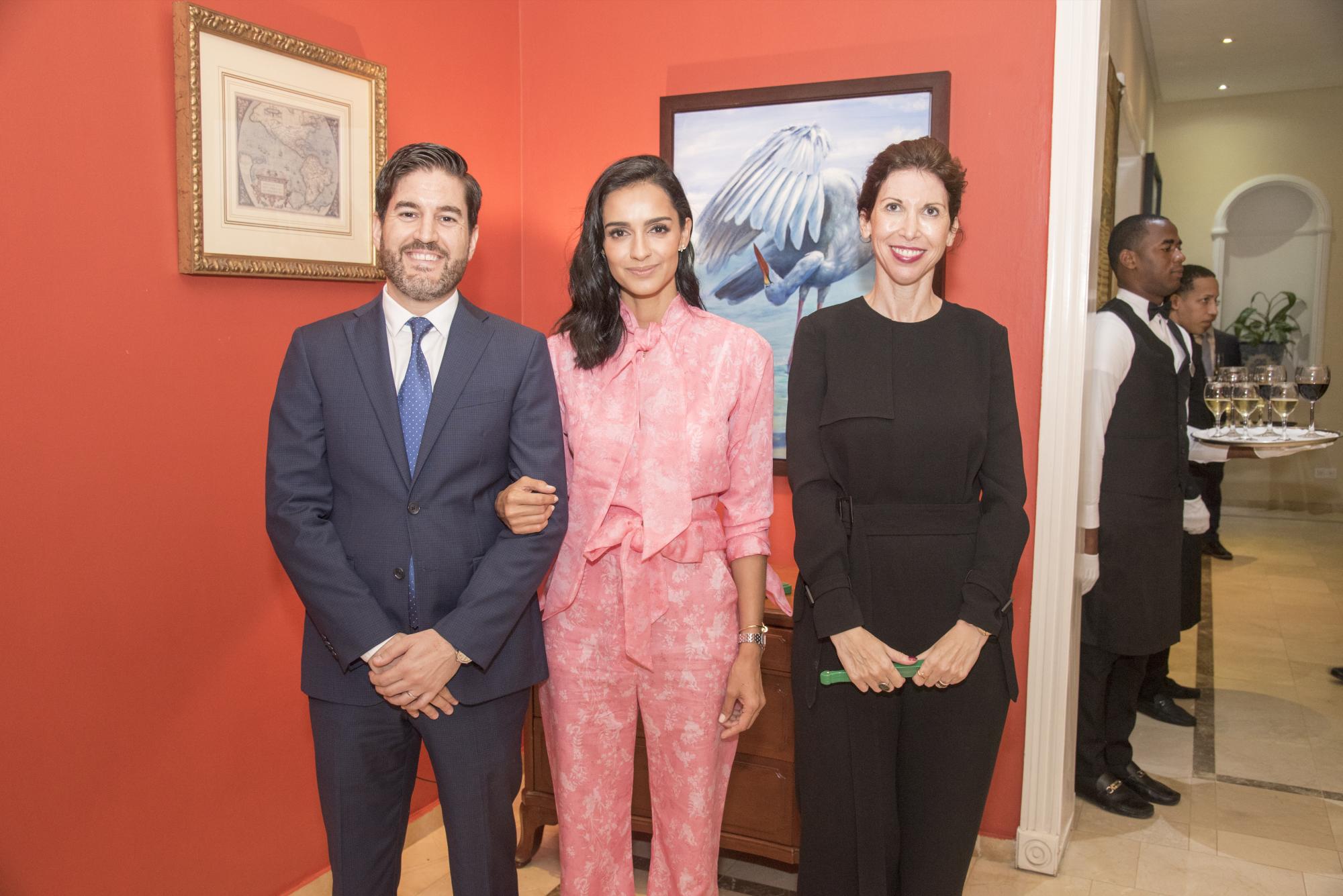 Juan Merino, Atenas Hernández y Olga Orea. 