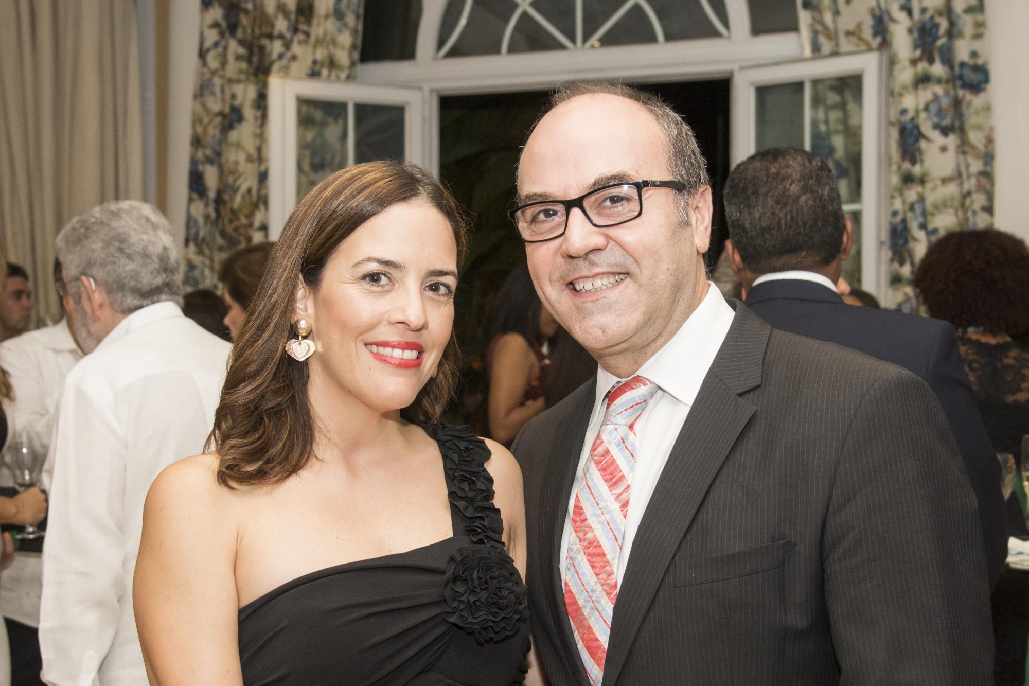 Onysela Valdez e Iban Campo. 