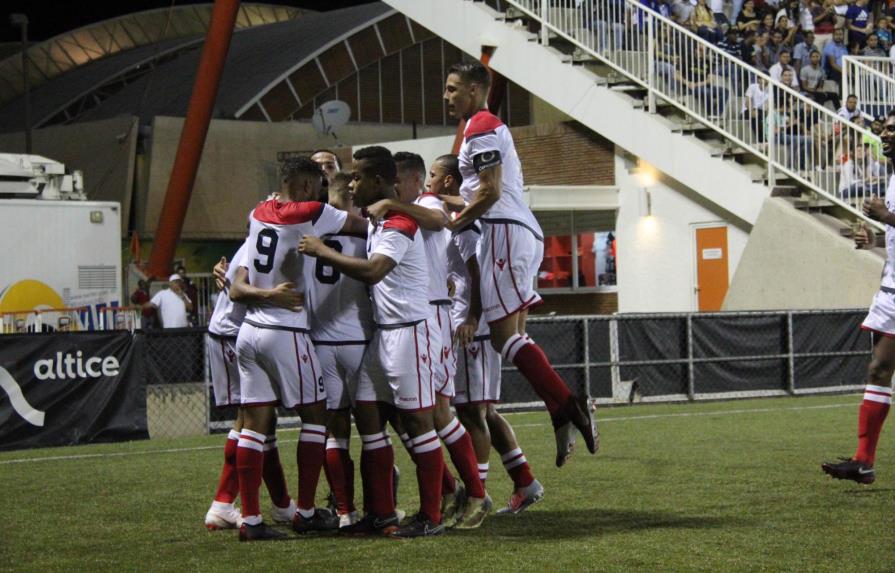 La selección de fútbol dominicana golea a Islas Caimán