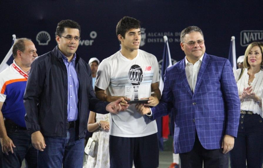 Christian Garín se coronó campeón de sencillos en el Santo Domingo Open