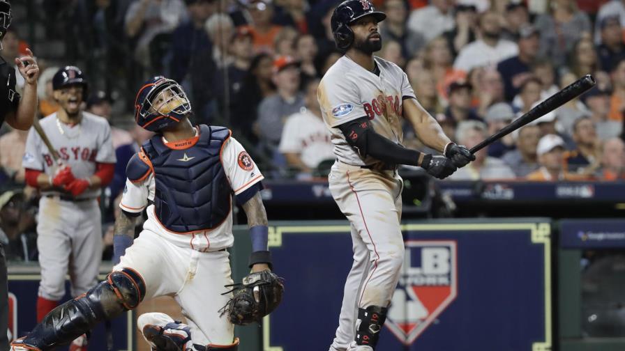 VIDEOS Benintendi y los Medias Rojas detienen a los Astros 8-6 para una ventaja de 3-1