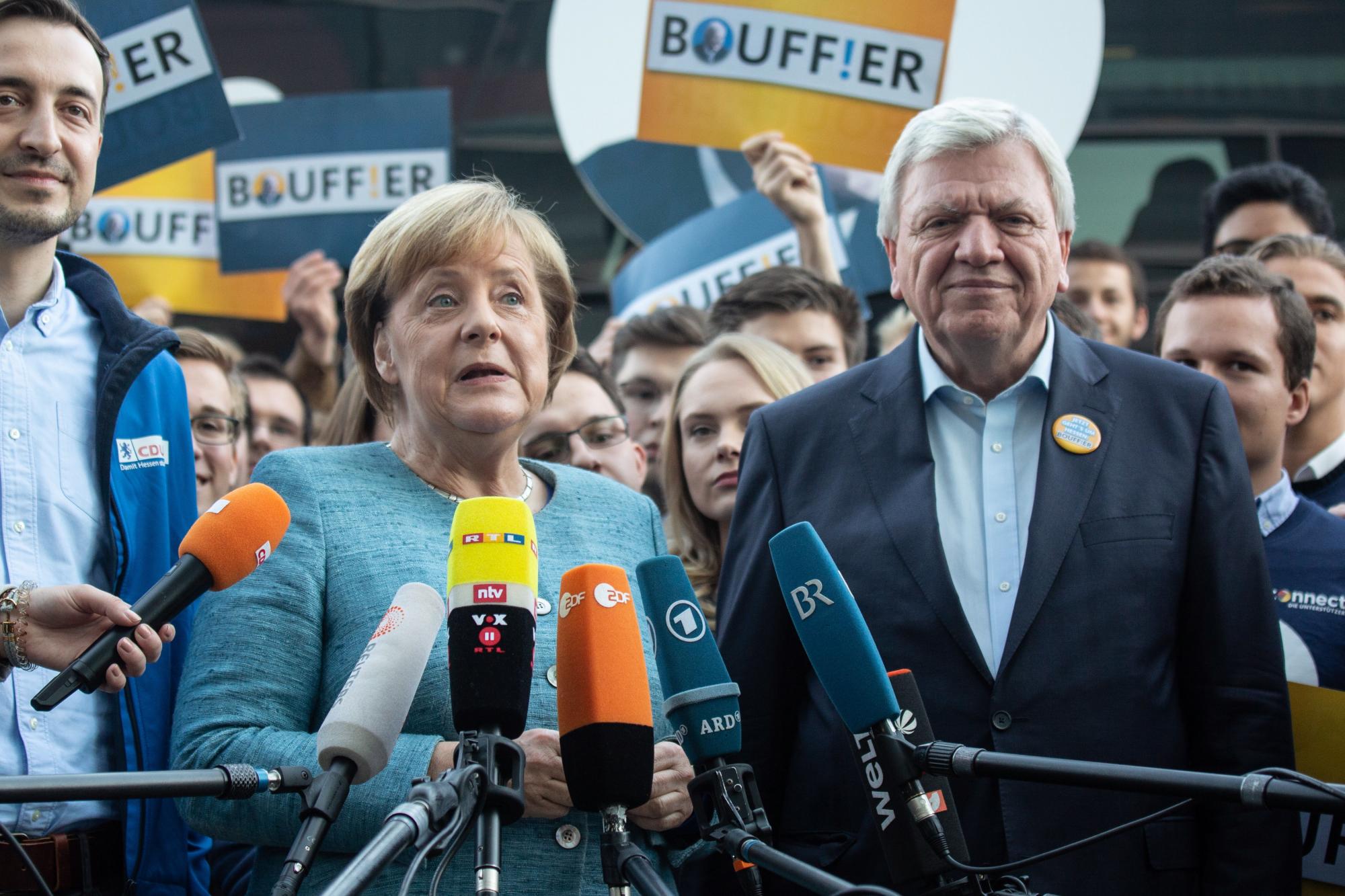 Merkel en campaña 
