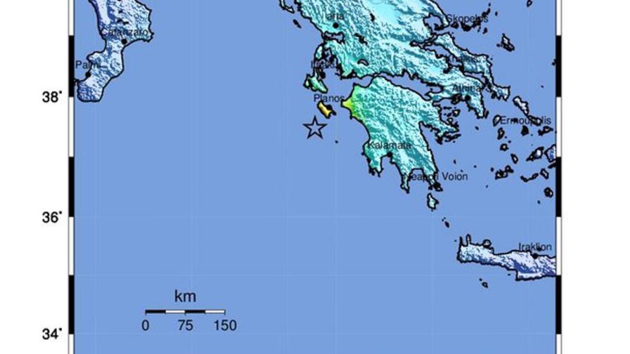Terremoto de magnitud 6,8 sacude costas de Grecia Terremoto de magnitud 6,8 sacude costas de Grecia