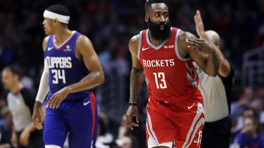 Debido a lesión James Harden fuera por al menos dos partidos de los Rockets
