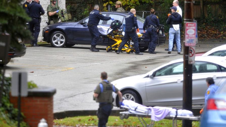 Once muertos y seis heridos deja el tiroteo en una sinagoga de EE.UU.