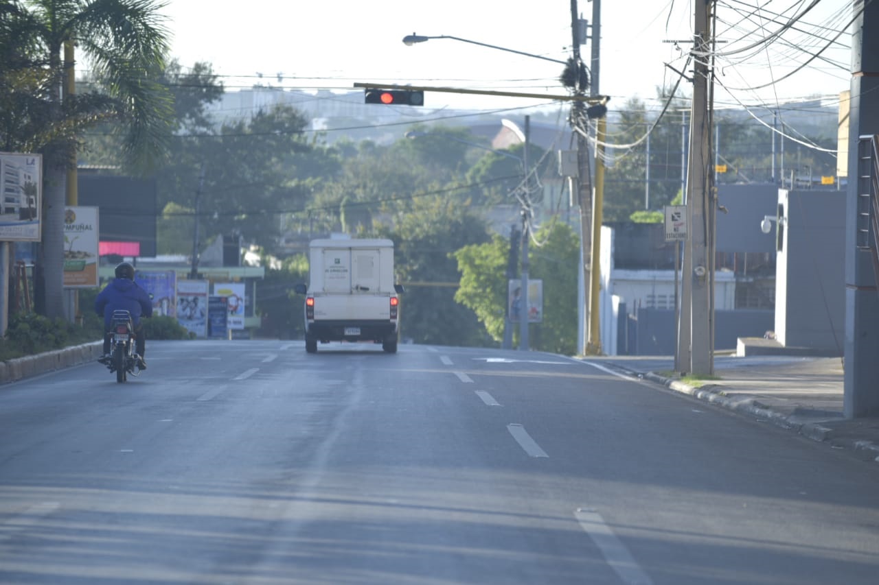La avenida 27 de Febrero, en Santiago, este lunes 29 de octubre del 2018.