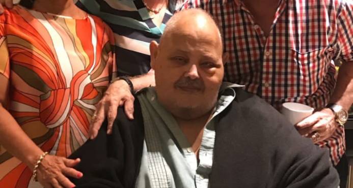 Jorge Diep durante el duro proceso de su enfermedad