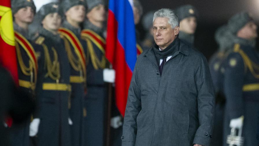 Presidente cubano inicia conversaciones económicas en Rusia