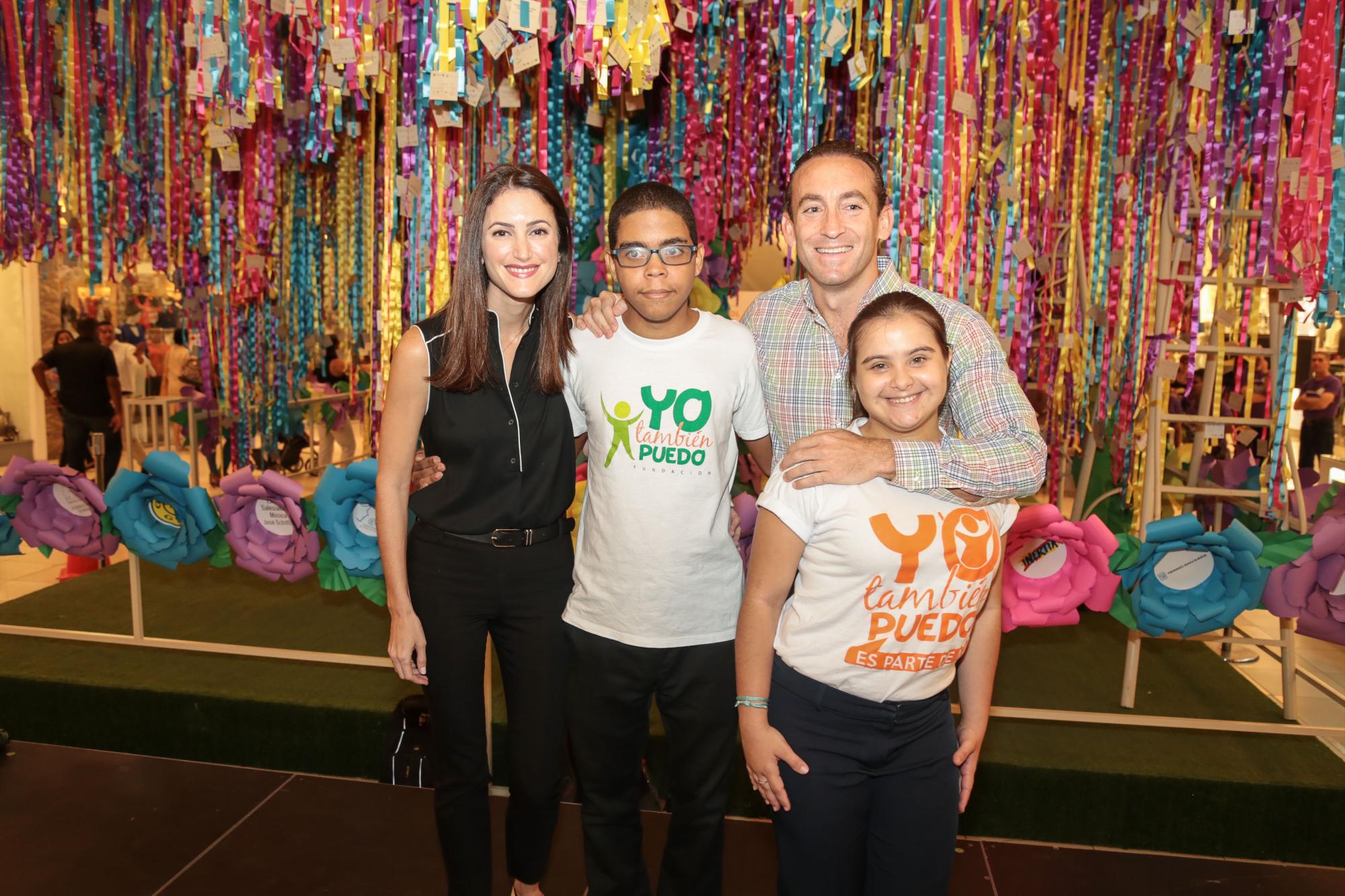 Rosa Mary Rodríguez, Alci Polanco, Piero Bonarelli y Jatnna Ortiz.