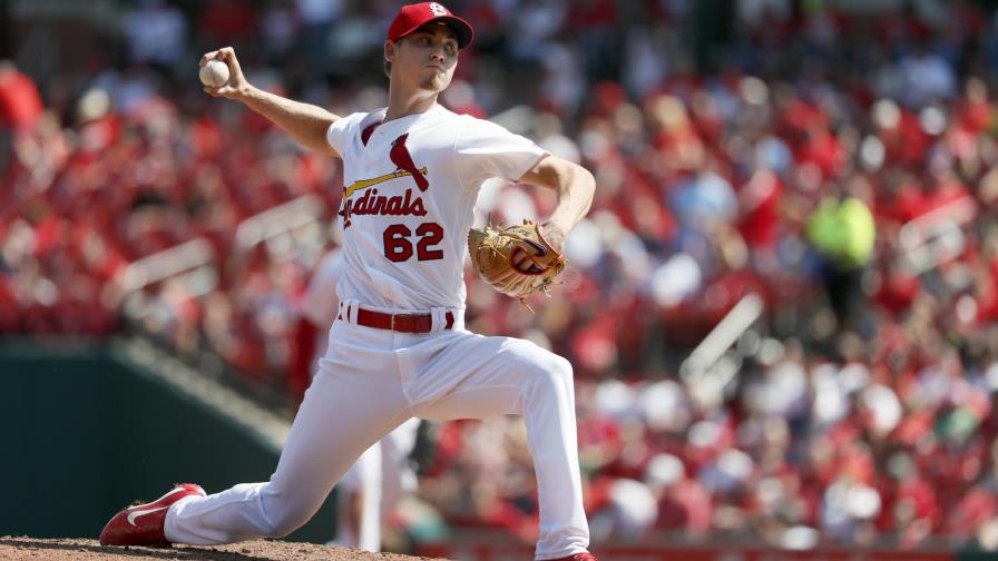 Luke Weaver da satisfacciones a los Cardenales, que vencieron a los Rojos Luke Weaver da satisfacciones a los Cardenales, que vencieron a los Rojos