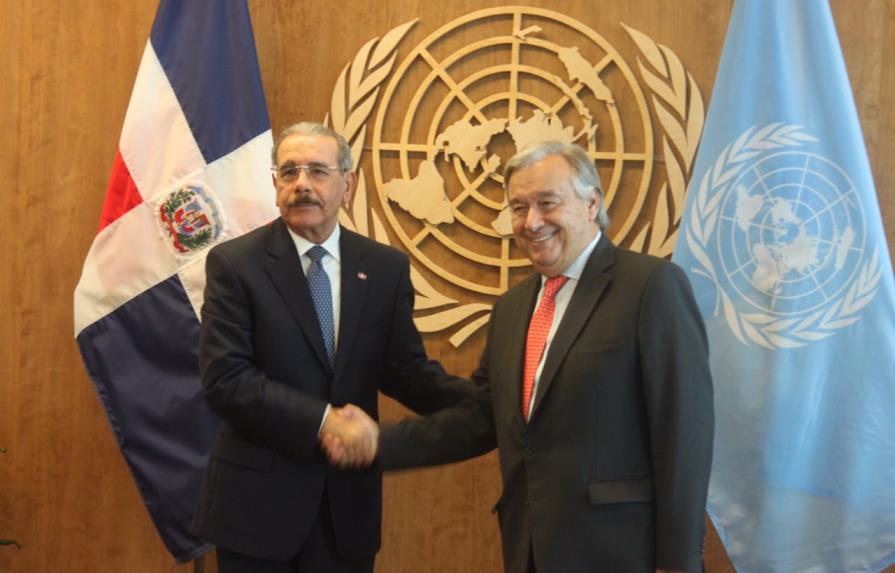 Medina se reunió con secretario general de la ONU