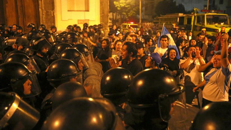 El cerco al Congreso evidencia rechazo de guatemaltecos a la corrupción