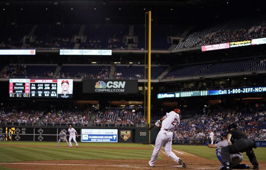 VÍDEO: Grand slam de Altherr ante Kershaw liquida a los Dodgers 
