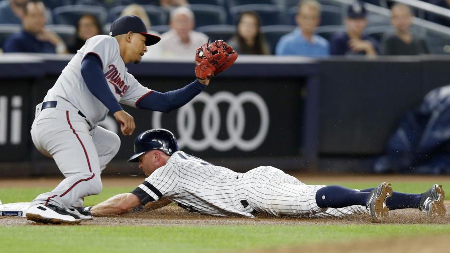 Los Yanquis vencen 2-1 a los Mellizos y se afianzan con el comodín 