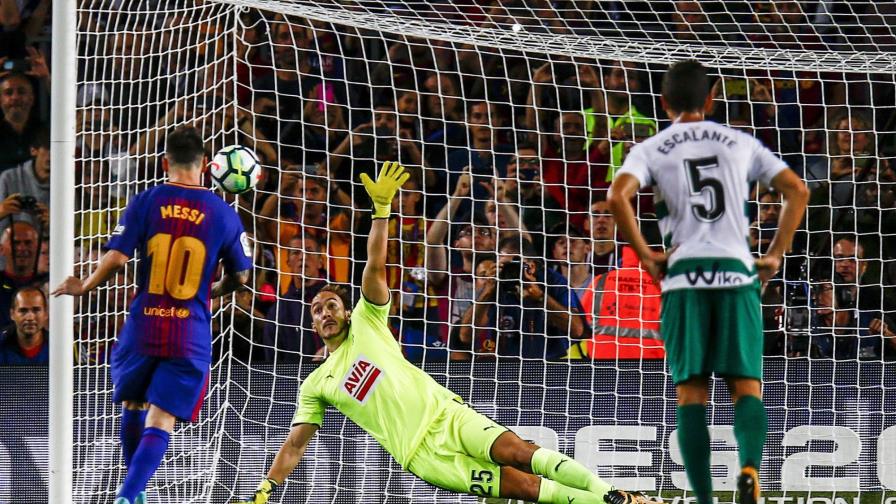 Nuevo recital de Messi apuntala perfecto de Barcelona Nuevo recital de Messi apuntala perfecto de Barcelona