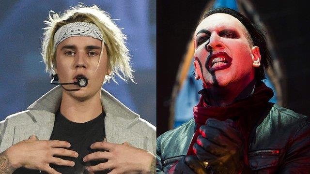 Justin Bieber se disculpa con Marilyn Manson tras intercambio de insultos