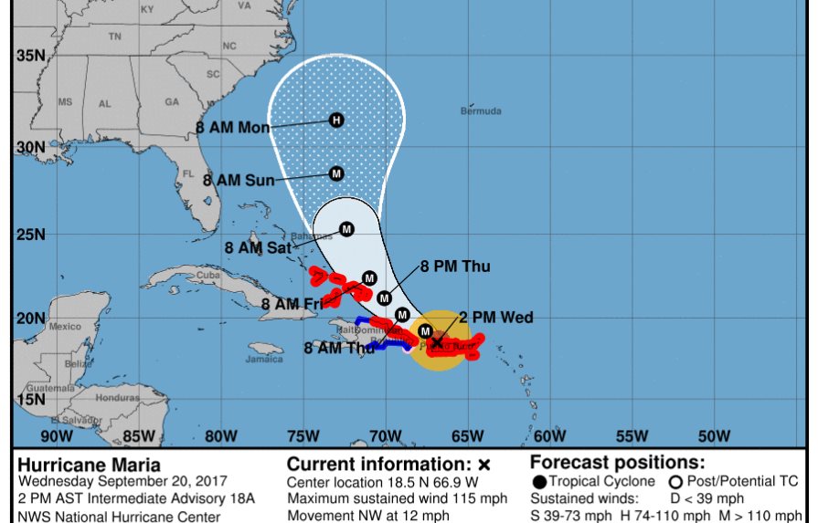 Por qué María es más peligroso que Irma para República Dominicana